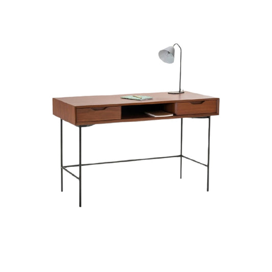 Bureau de travail avec tiroirs pour bureau en bois - 120 x 60 x 75